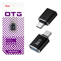 Переходник Type-C - USB 3.0 G-15 ISA black