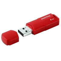 Флеш-накопитель 4 Gb Smartbuy Clue Red