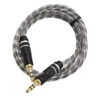 Кабель 3.5 Jack (M) - 3.5 Jack (M) 1 m 147серый фосфорный в пакете