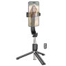 Монопод HOCO K20 Prior, беспроводной+штатив, 62-90мм, черный 6942007604116 (МСК) оптом