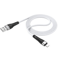 Кабель USB - lightning BOROFONE BX46 1 m силиконовый White