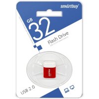 Флеш-накопитель 32 Gb Smartbuy Lara Red