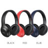 Беспроводные наушники HOCO W30 Fun, Bluetooth, 300 мАч, красный 6931474735782 (МСК) оптом