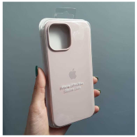 Silicone Case iPhone 12/12 Pro (6.1) молочный Накладка силиконовая под оригинал "с логотипом" закрытая 00-00039741 (МСК)
