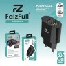 (МСК) СЗУ FaizFull FC78 USB-C 20W USB-A 18W в коробке R53276 оптом