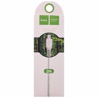 Кабель USB - microUSB HOCO X20 2м силиконовый White