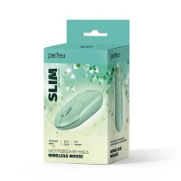 Мышь беспроводная  Perfeo SLIM Green