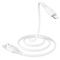 Кабель USB - lightning BOROFONE BX47 1 m силиконовый White