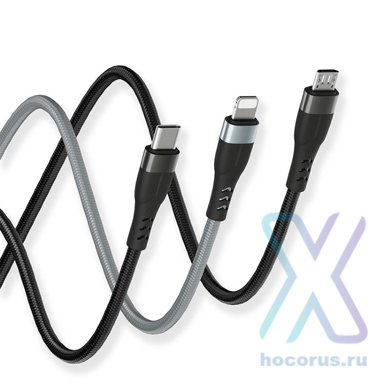 Кабель Type-C - lightning Mietubl MTB-DCTLPD01 QC3.0 5A 1M Grey (мятая упаковка) оптом