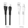 Кабель USB HOCO X40 Noah, USB - Lightning, 2.4А, 1 м, черный, быстрая зарядка 6931474711656 (МСК) оптом