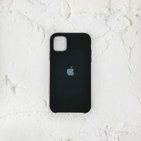 Silicone Case iPhone 11 Pro Max черный Накладка силиконовая под оригинал "с логотипом" 00-00044666 (МСК)