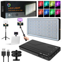 (ИСА.МСК) Селфи свет VL-135 RGB (с индикатором) IS006265