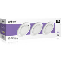 Smartbuy св-к встр. GX53 13W 106x38 белый