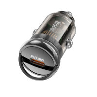 Автомобильное зарядное устройство HOCO Z53 Sight, Type-C, 30 Вт, черный 6942007611244 (МСК)