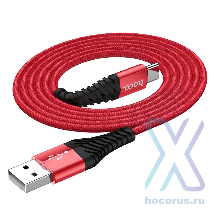 Кабель USB - Type-C HOCO X38 1 m в оплетке Red оптом