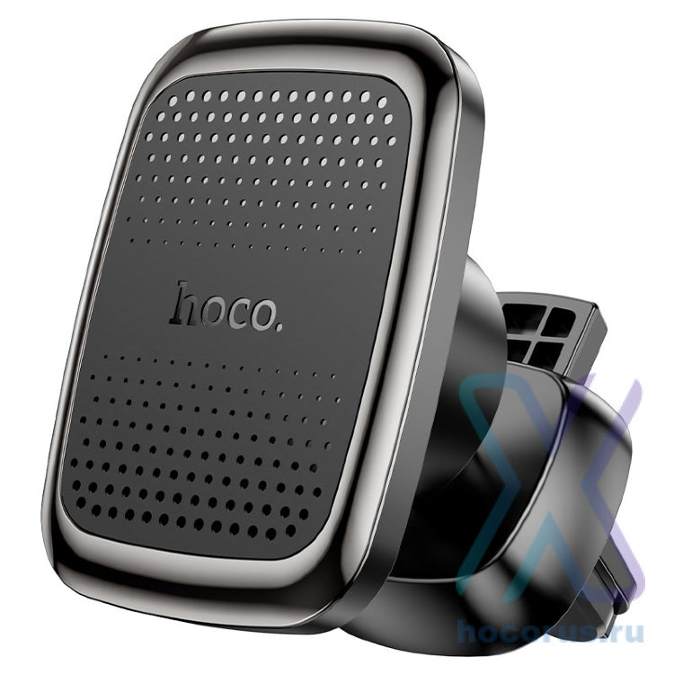 Автомобильный держатель HOCO CA106 Air outlet, магнитный, серый металлик, на воздуховод 6931474765437 (МСК) оптом