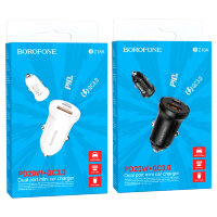 АЗУ BOROFONE BZ18A, USB+Type-C, черный 6974443384888 (МСК)